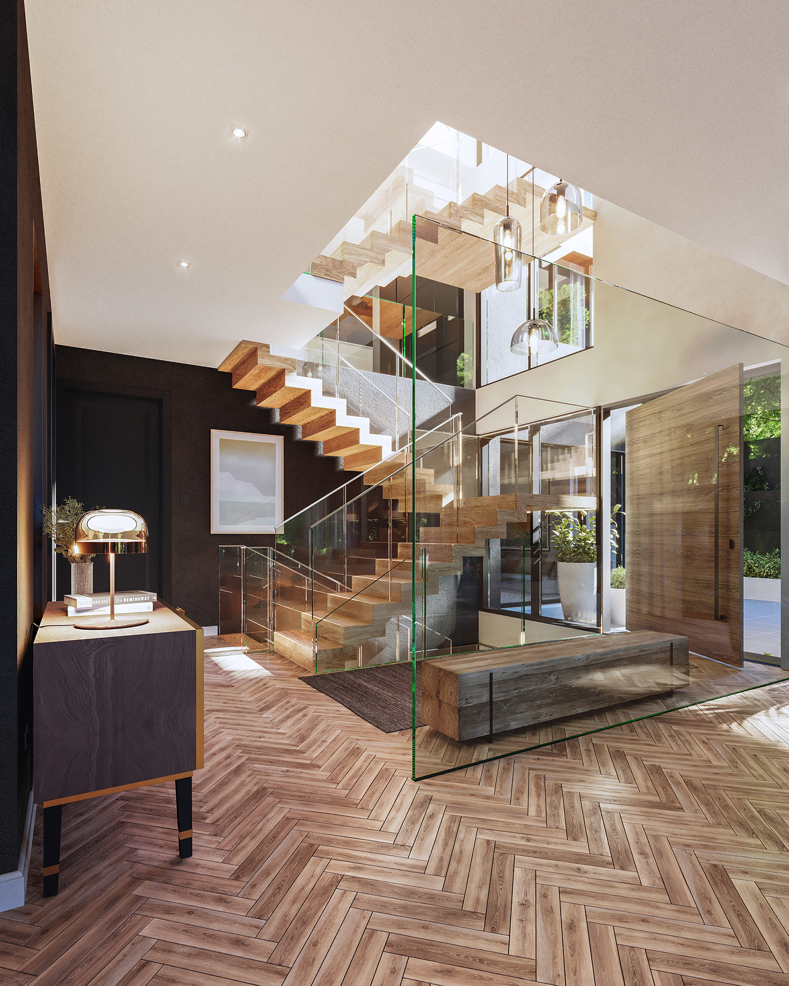 Glen Creasent_INT_Stair-Entrance_Final